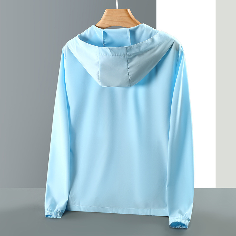 Plus large size sunscreen clothing men's thin breathable skin clothing new outdoor skin clothing sunscreen clothing women's 200kg coat