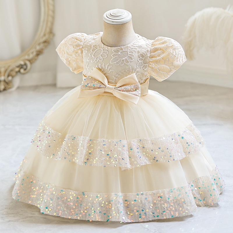 Flower girl's pettiskirt princess dress girl's skirt dress small and medium children's clothing Wedding Dress 1-6 years old children dress