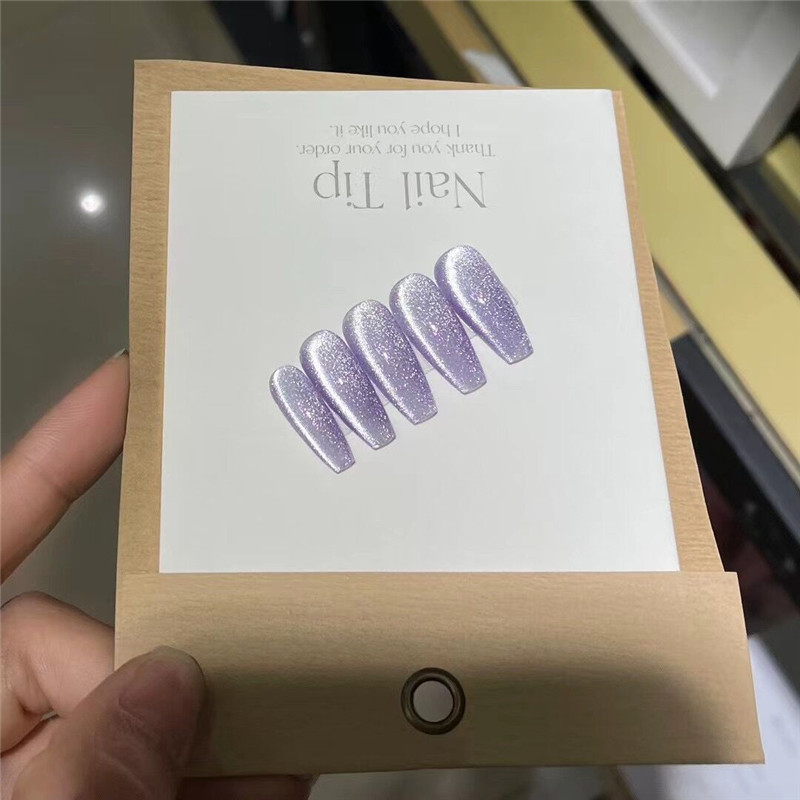 Provence Light Amorphite Cat's Eye Gel 2023 New Nail Art Ice Flash Display White Cat's Eye Nail Polish Gel