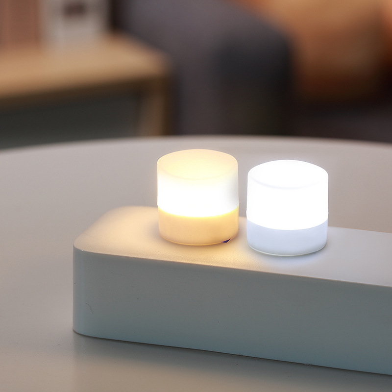 卸売り児童創意携帯ミニusb小夜灯寮移動電源充電宝led雰囲気灯|undefined