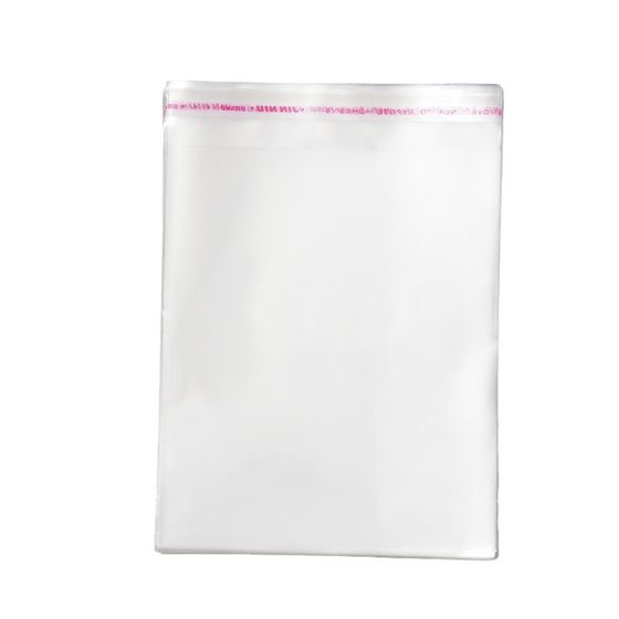 OPP self-adhesive bag card head packaging bag transparent clothes self-adhesive bag plastic film self-sealing bag self-adhesive flat mouth