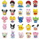 Cute cartoon animation girl puzzle assembled micro diamond small particles building blocks puzzle children's gift wholesale stall