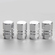 1 Metal Silver valve cap