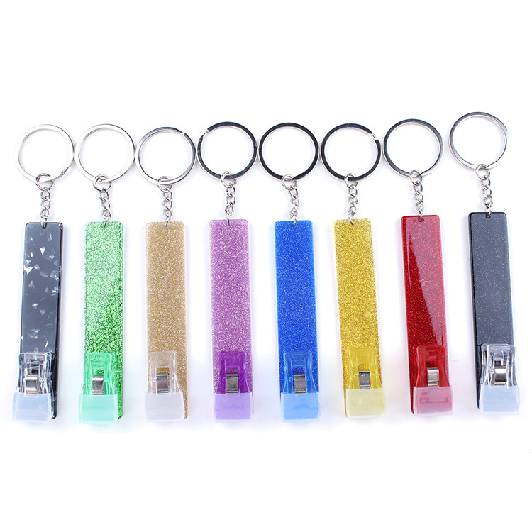 Cross supply contactless card picker long nail keychain cardgrabber spot second hair DIY keychain