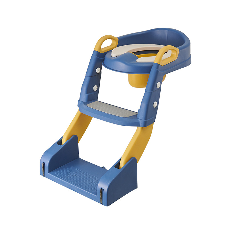 Non-slip Children's Toilet Rings Products Widened Anti-compression Auxiliary Toilet Ladder Infant Baby's Ladder Folding Toilet