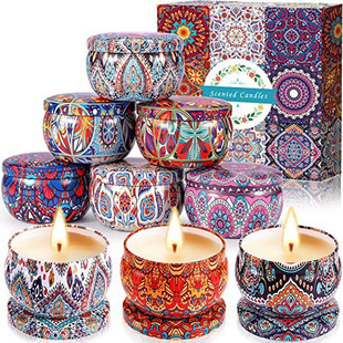 Soy wax aromatherapy candle hand gift box handmade smoke-free indoor birthday creative fragrance candle aromatherapy