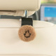 Brown Smiley black back Hook single