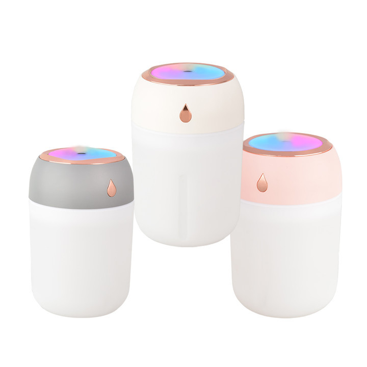 Portable water drop colorful humidifier office bedroom home humidifier car colorful aromatherapy sprayer