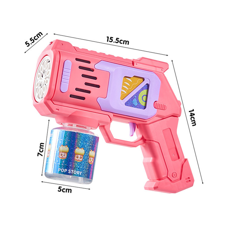 跨境儿童电动灯光10孔泡泡机广场地摊全自动出泡泡枪热销玩具