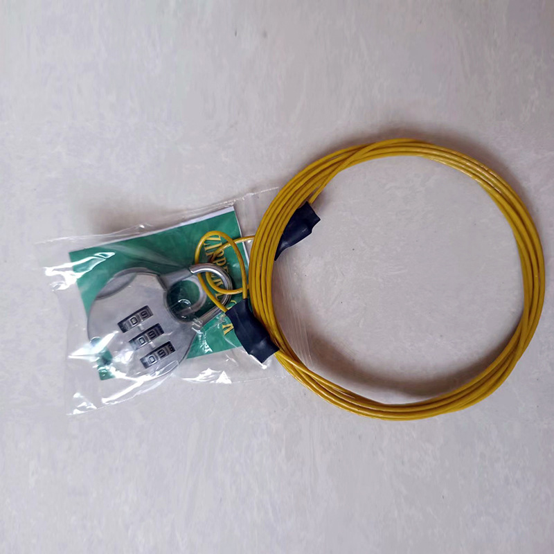 Factory Direct Sales car coat password lock home travel luggage outdoor car anti-theft steel wire rope one-piece delivery