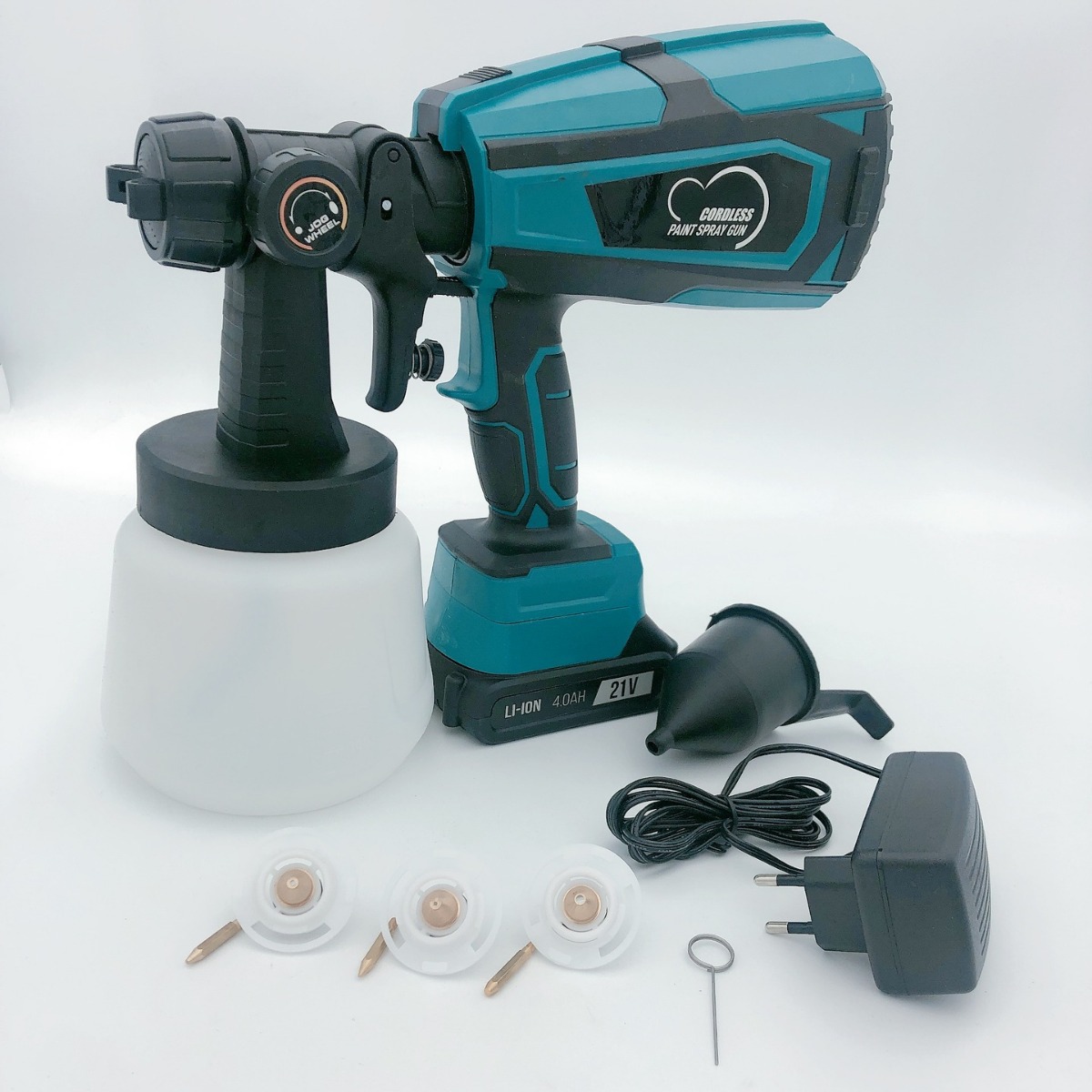 18V lithium battery spray gun rechargeable electric wall paint spray gun wireless paint latex paint spray machine portable paint