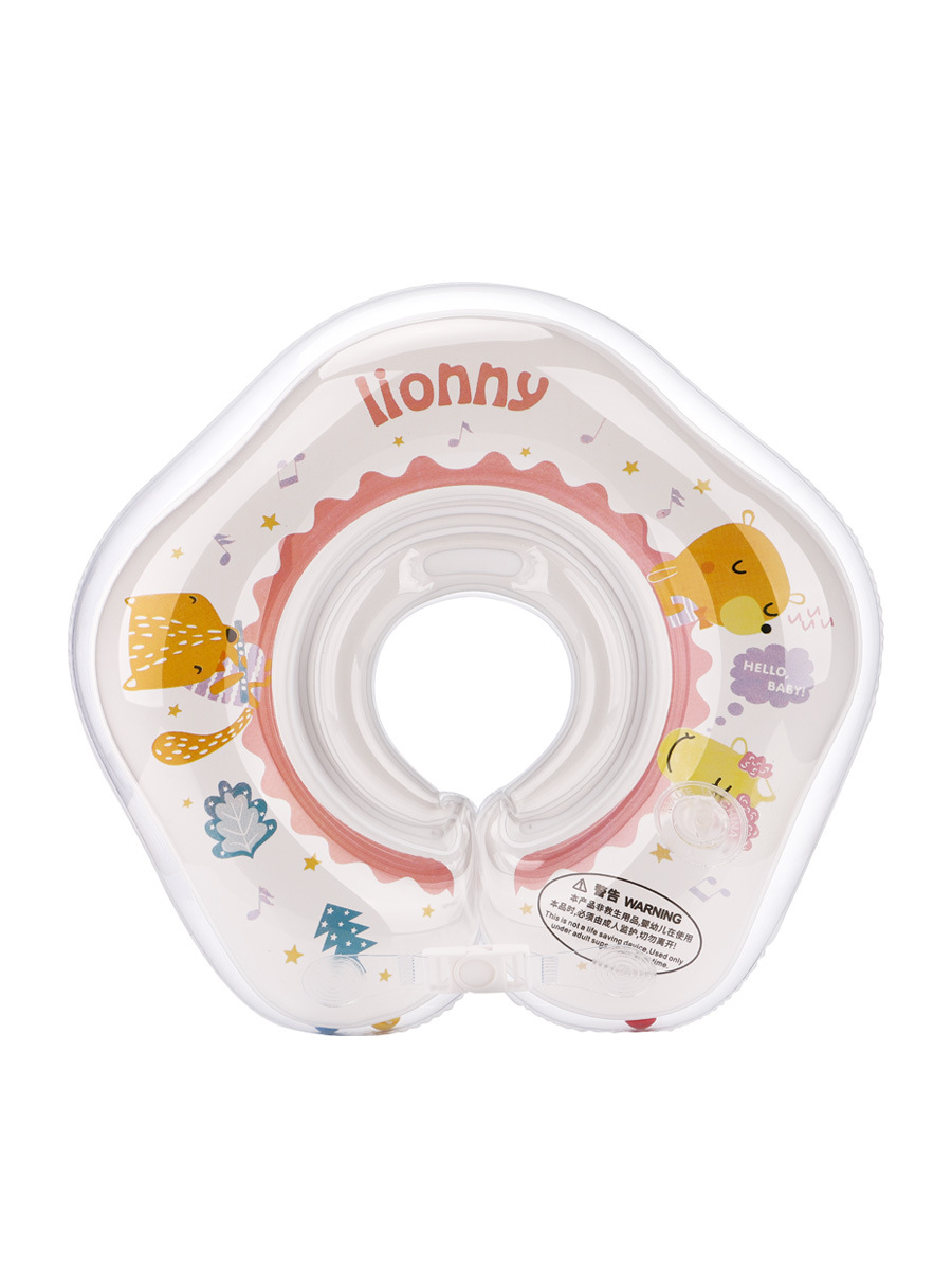 Lionny baby swimming collar children's large thickened inflatable transparent newborn cartoon anime in stock swimming ring