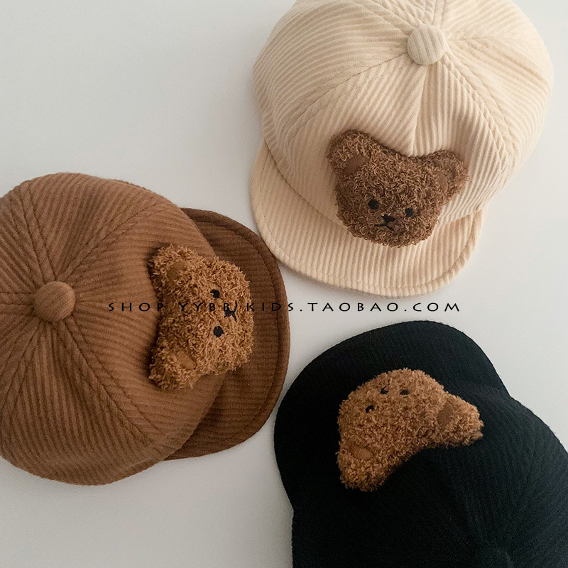 Korean baby hat spring and autumn children's baseball cap baby cap soft eaves sunshade Winter Children's hat wholesale