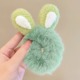 3# rabbit ear hair ring-green