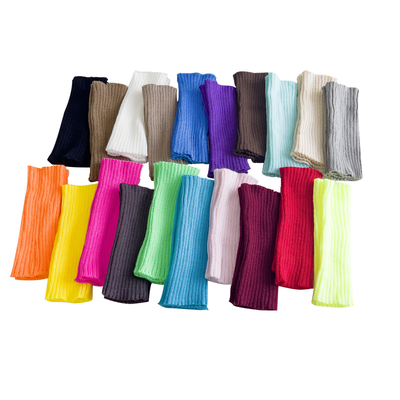 Children's Dopamine Girls Socks Spring and Autumn Knitted Lolita Leg Jacket Macaron Color Baby Pile Socks Factory Batch