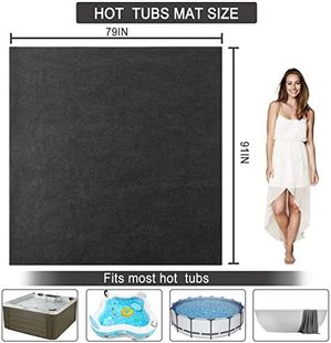Amazon Hot Water Felt Sell Bathtub Soft Felt Oil Absorbing Water Absorbing Dust Mat Outdoor Garage Oil Leakage Mat