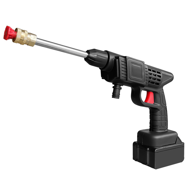 Factory Direct supply wireless Lithium electric car washing machine high pressure household car washing artifact electric portable car washing water gun cross-border