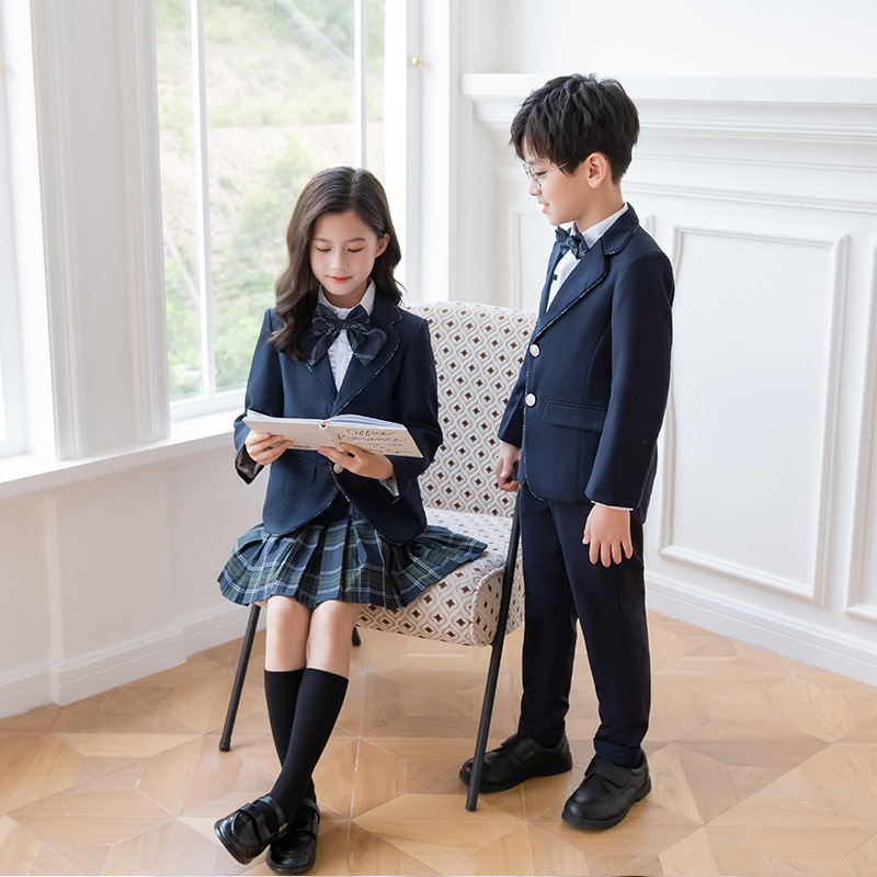 Children's school uniforms new spring and autumn British style kindergarten uniforms performance suits class uniforms school uniforms factory wholesale