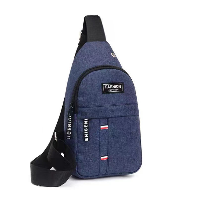 Cross-border Korean-style chest bag outdoor mountaineering riding shoulder crossbody bag Oxford cloth outdoor sports bag