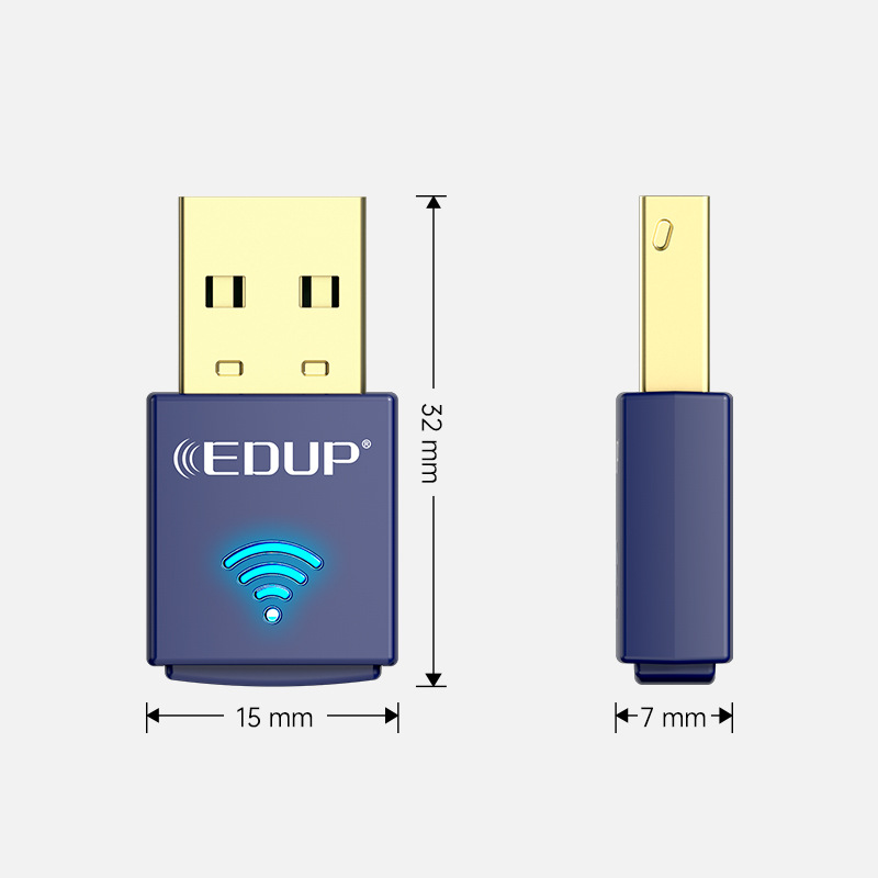 USB wireless network card WIFI6 drive-free dual-frequency 5G Bluetooth signal receiving transmitter for desktop notebook computers