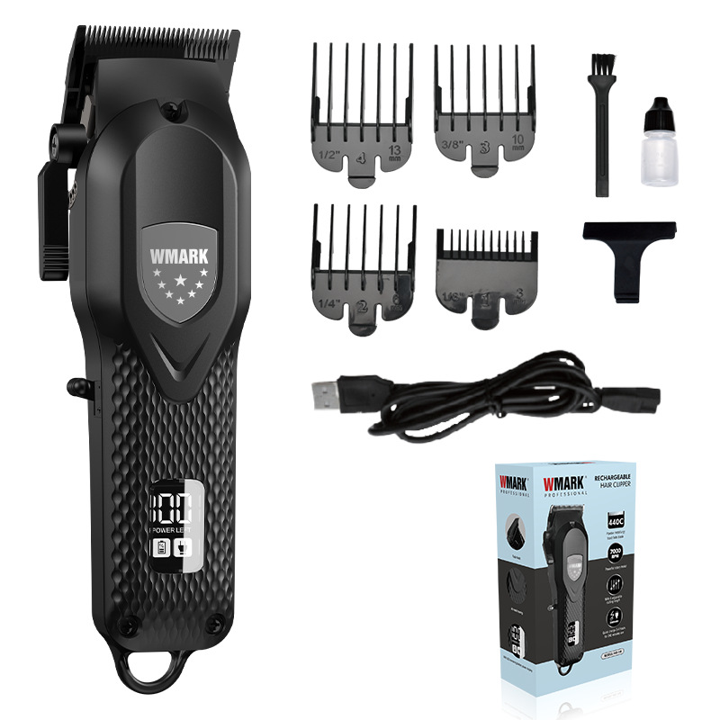 WMARK hair clipper electric hair clipper oil head electric hair clipper new rechargeable barber hair clipper hair salon cross-border NG-119