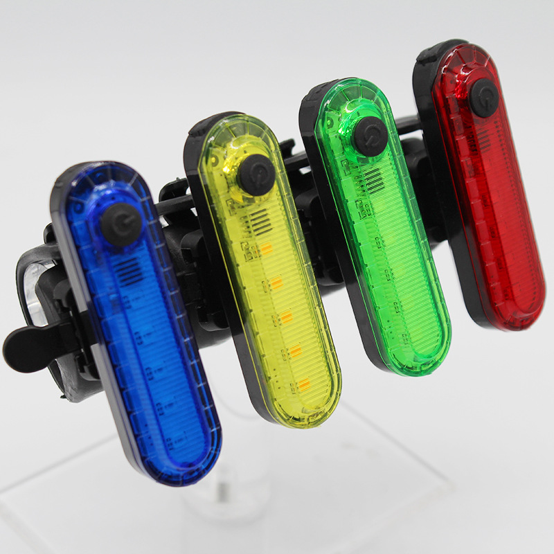 Bicycle tail light USB charging riding waterproof COB highlight warning 056 tail light mountain bike riding accessories