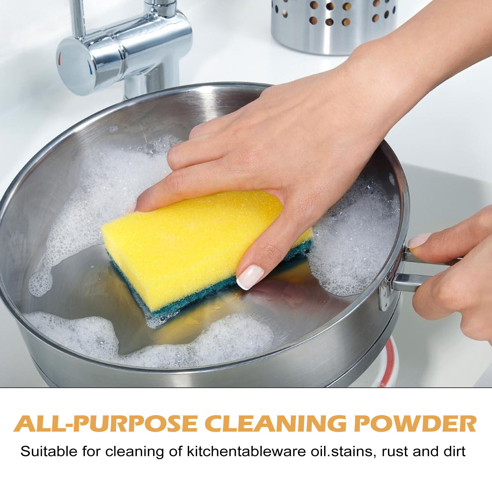Jaysuing multi-functional cleaning powder kitchen heavy oil cleaning kitchenware rust removal stove range hood clean