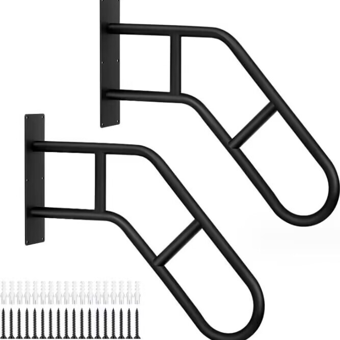 シンプルな壁掛け鉄階段手すり金属屋外階段保護フェンス簡単なインストール家の装飾|undefined