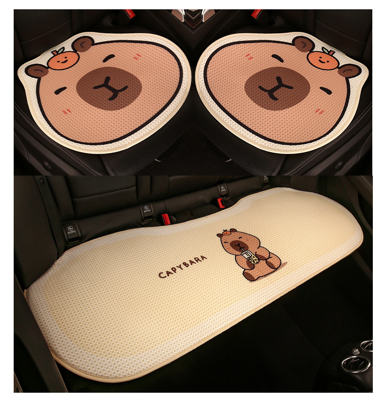 Moteriška vyriška miela animacinė „Four Seasons“ universali automobilio sėdynės pagalvėlė, tinkanti „Wuling Fruit Hongguang MINI Fruit Plus“_voghion.com