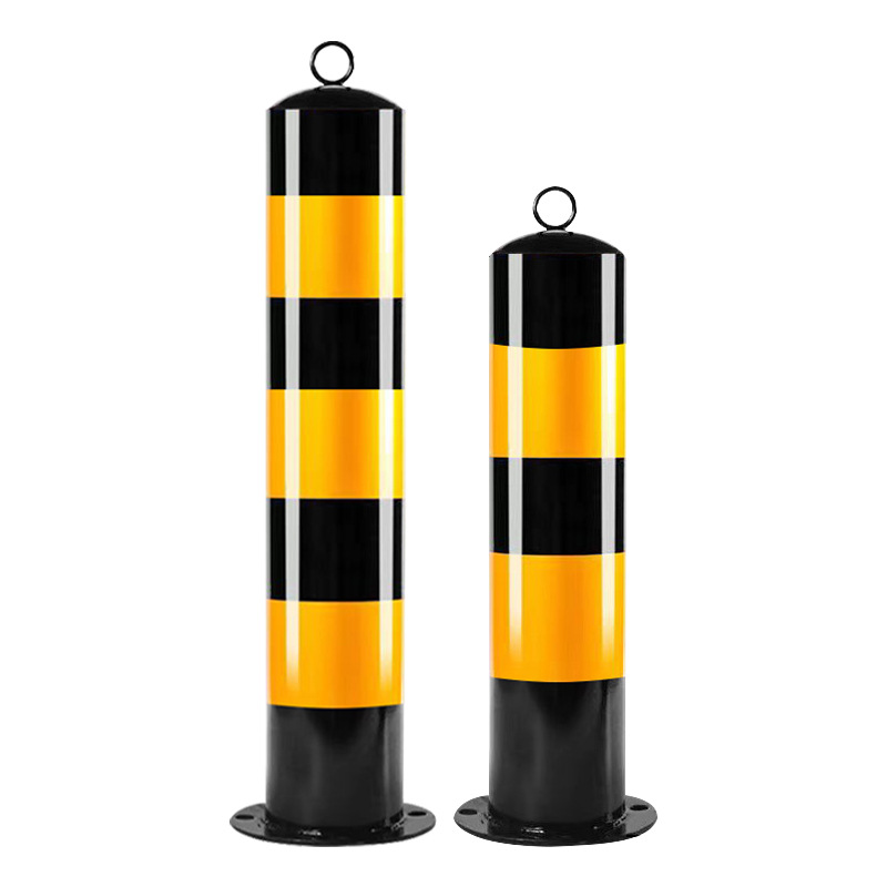 Thickened Steel Pipe Warning Column Parking Space Reflective Column Ground Pile Isolation Column Barrier Protection Railing Anti-collision Column Fixed Pile