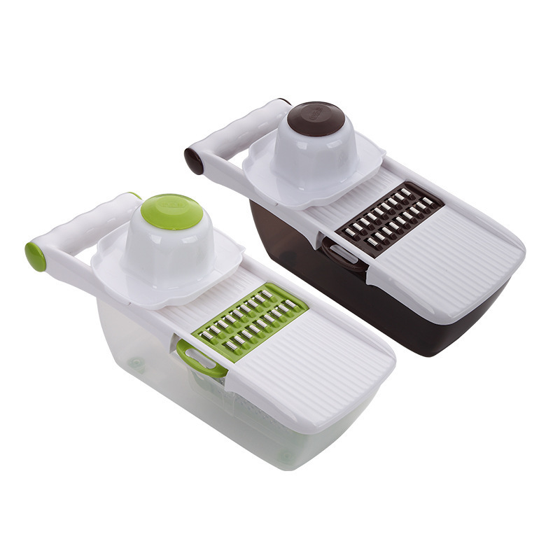 Multifunctional vegetable cutter household kitchen potato radish grater hand guard diced slice stainless steel wipes