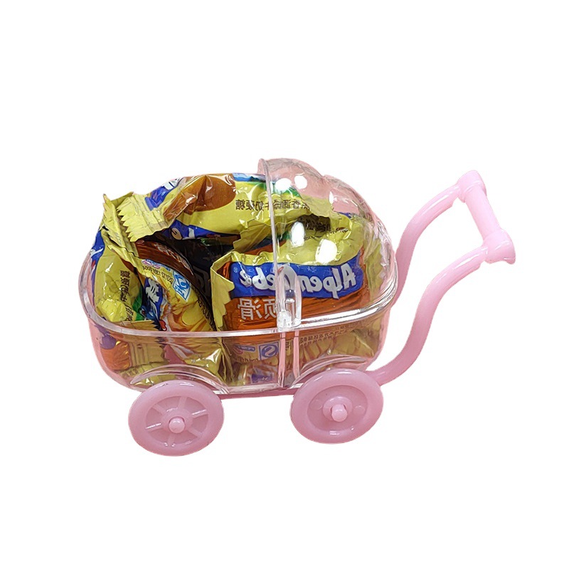 Cross-border e-commerce hot supply personalized creative candy box storage box simulation mini baby cradle cart