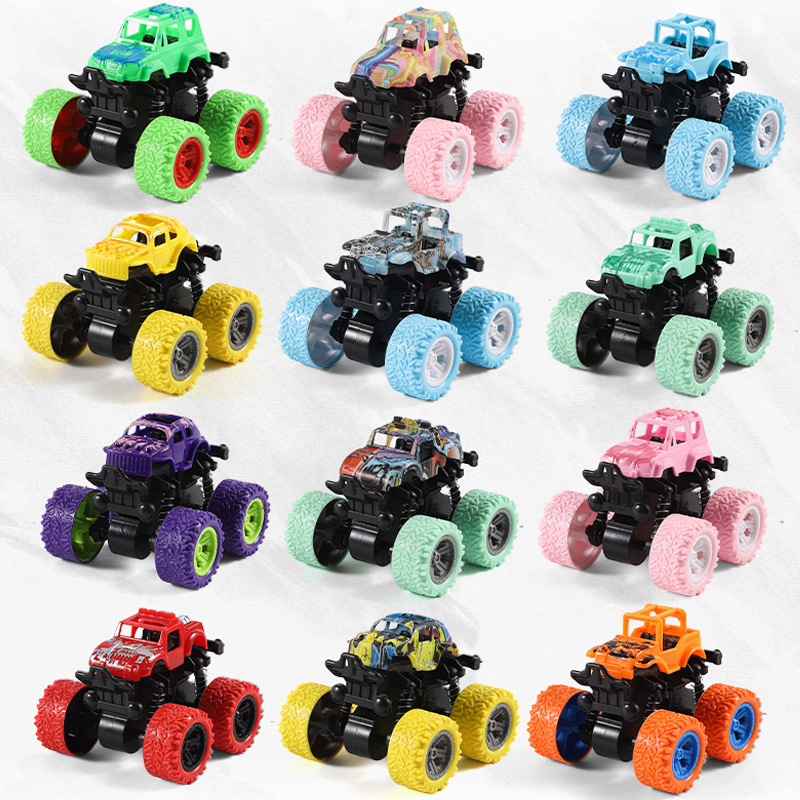 Children's toys inertia four-wheel drive off-road vehicle toys fall-resistant car car simulation model car stall wholesale