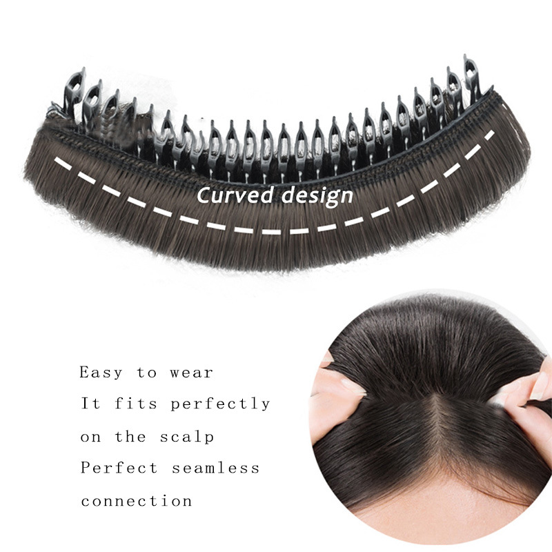 Wig Pad Hair Root Comb Pad High Hair Pack Fluffy Hair Pad Hair Pad Head Pad Hair Root Wig Pieces forehead hair