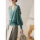 Spot women's New 2023 Summer new color light breathable V-neck sweater cardigan