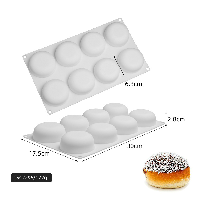 Good Time Cross-border Mousse Silicone Cake Mold Silicone Soap Mold Mold suit DIY Handmade Baking Mold Easy to Demold