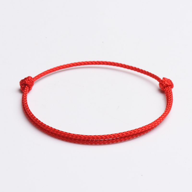 Handmade Woven Red Rope Bracelet Simple Benmingnian Bracelet Kneels New Arrival Rope Set Ethnic Style All-match
