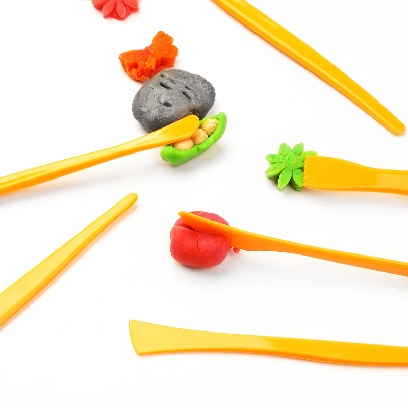 Plastic clay soft clay carving knife clay art clay carving diy handmade ceramic tools 7 piece clay knife