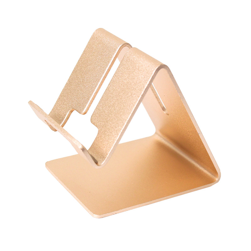 Multi-purpose desktop mobile phone bracket metal simple portable bracket rechargeable aluminum alloy lazy tablet bracket gift