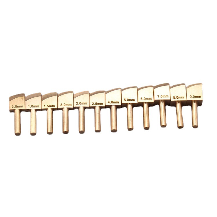 Handmade leather leather goods electric hot edge holder brass beveled trimming line electric iron tool multi-specification spot