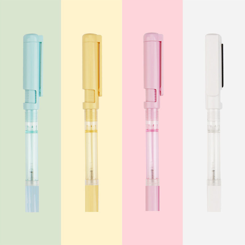 Multifunctional Disinfection Spray Pen Portable Pressing Transparent Sign Pen Student Anti-Mosquito Writing Neutral Pen Stationery