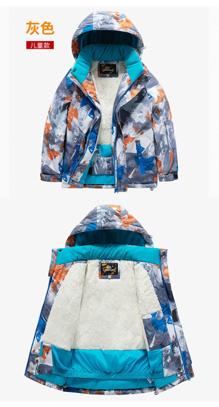 Kinderen skipak meisjes outdoor verdikt waterdicht winddicht warm jongen baby skipak uitrusting_voghion.com