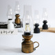 Brush copper base kerosene lamp