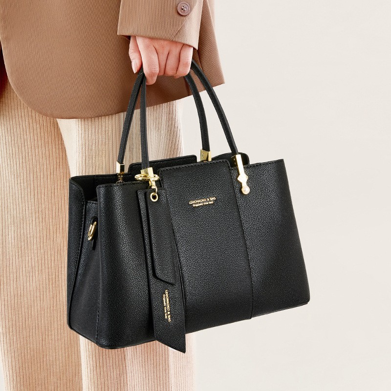 Bags Wholesale Women's 2023 New Style Atmospheric Middle-aged Mother Bag Shoulder Crossbody Printed Large Capacity Women's Handbag