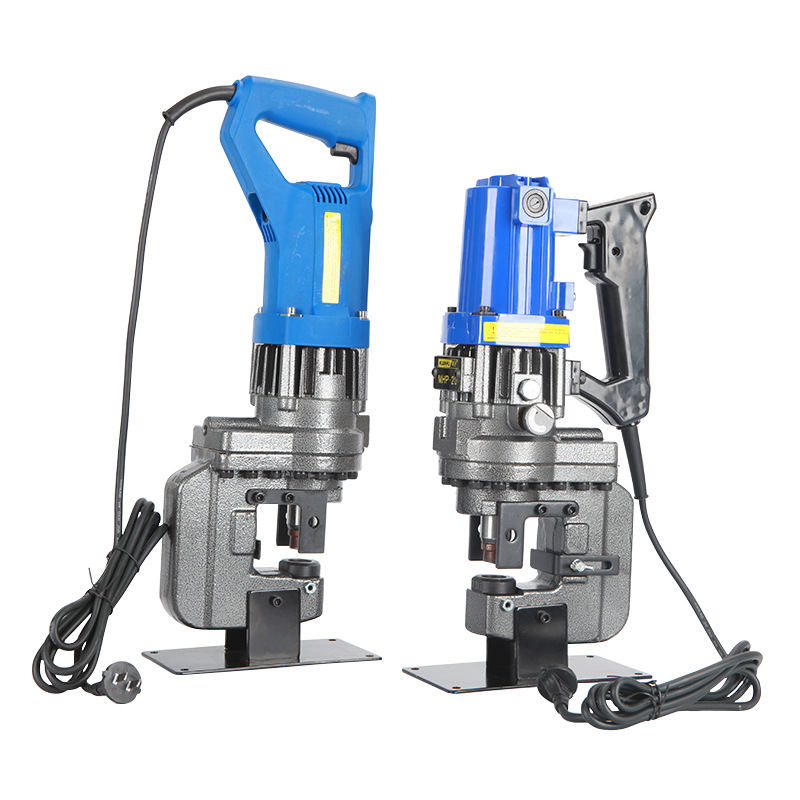 Electric hydraulic punching machine channel steel angle steel hydraulic press hydraulic punching machine photovoltaic hydraulic portable punching machine