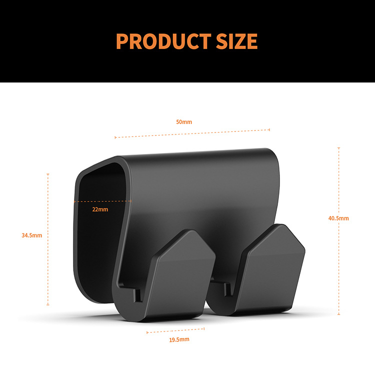 AliExpress car model3 Y front seat storage box hook cross-border original double hook storage rack