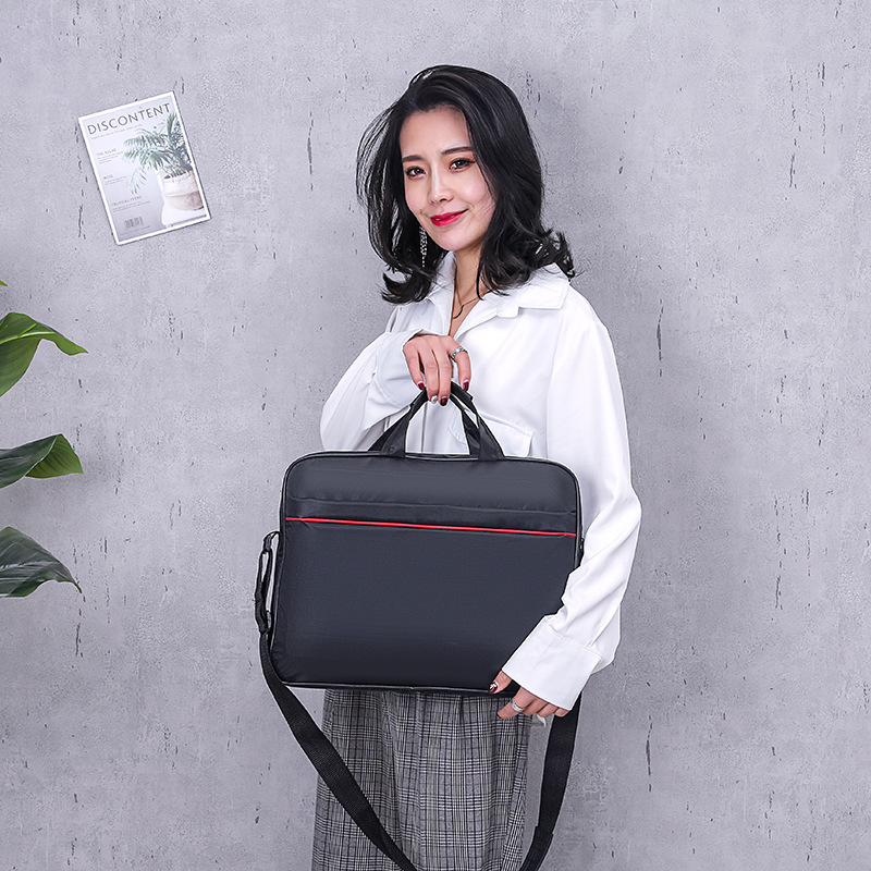 Factory wholesale multi-functional computer bag business men's large-capacity computer briefcase can be printed LOGO