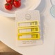 68# yellow rectangular three-piece set