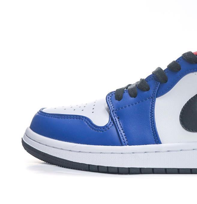Putian Shoes Pure Original AJ1 Low Side Joe 1 Lightning Barb Shadow Grey Северная Каролина Синяя Повседневная Баскетбольная обувь для мужчин и женщин