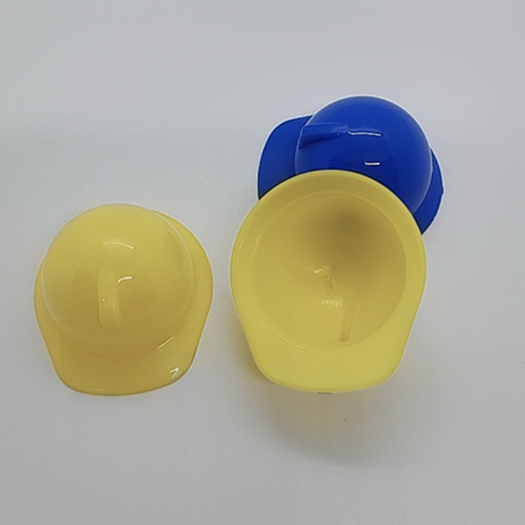 Cross-border mini gift helmet safety helmet LOGO children's toy accessories helmet 10 pack about 23.8g